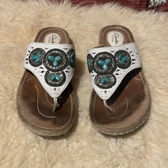 Clarks thong sandals - Picture 3 of 9